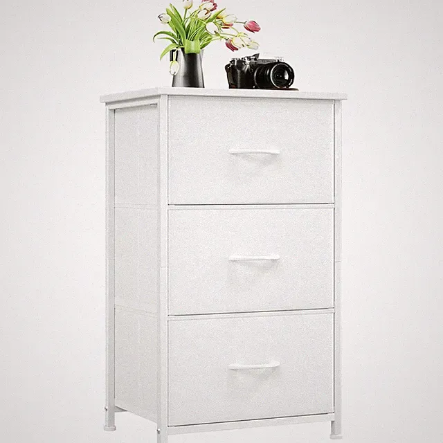 Kommode mit 3 Schubladen, Kinderzimmer, Schlafzimmer, Wohnzimmer, Flur, weiß