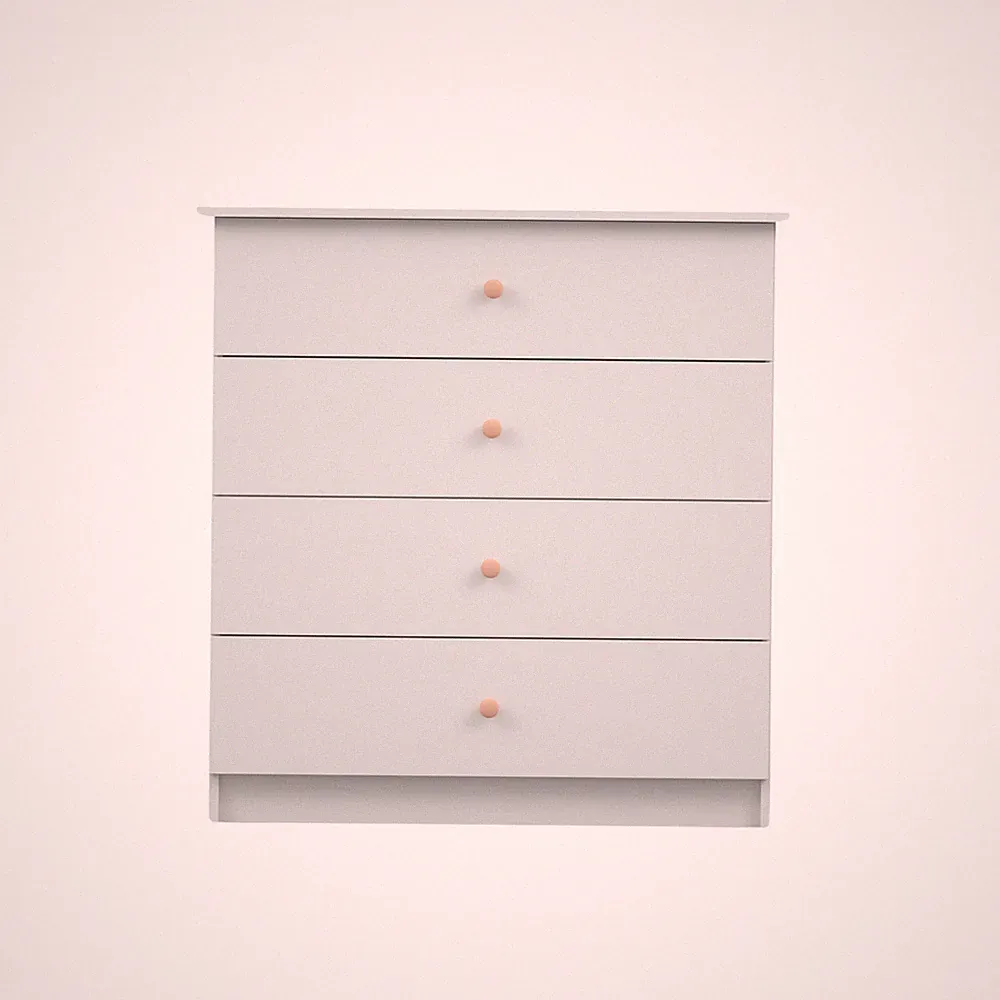 Kommode mit Schubladen Kinderzimmer,Kinderkommode,Kinderzimmermöbel OLAF 95 cm