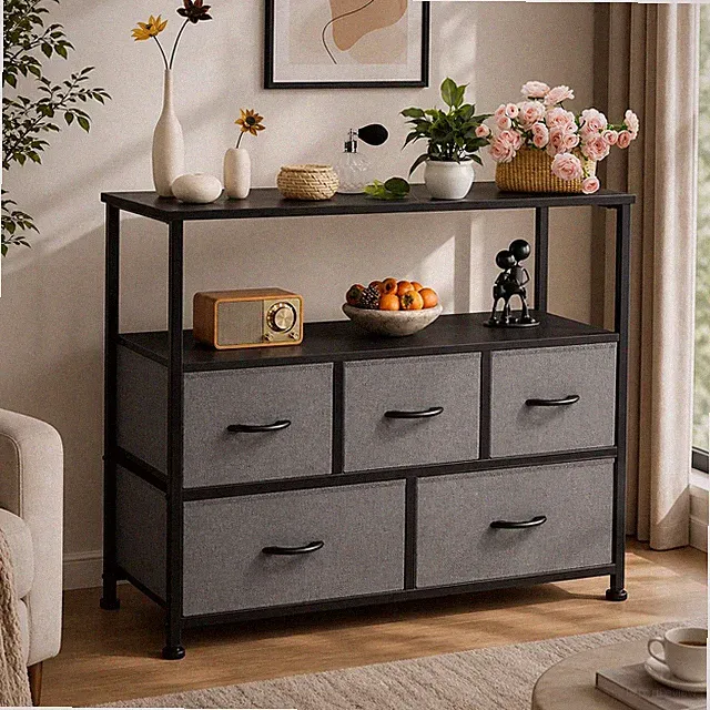 Kommode mit Schubladen kommoden & Sideboards für Schlafzimmer Geeignet,TVSch...