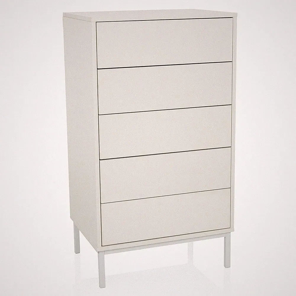 Kommode mit Schubladen Schubladenschrank 100 cm hoch Aufbewahrung hjh LIVING
