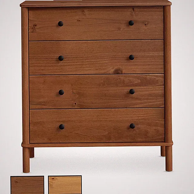 Kommode mit Schubladen Schubladenschrank Holzkommode