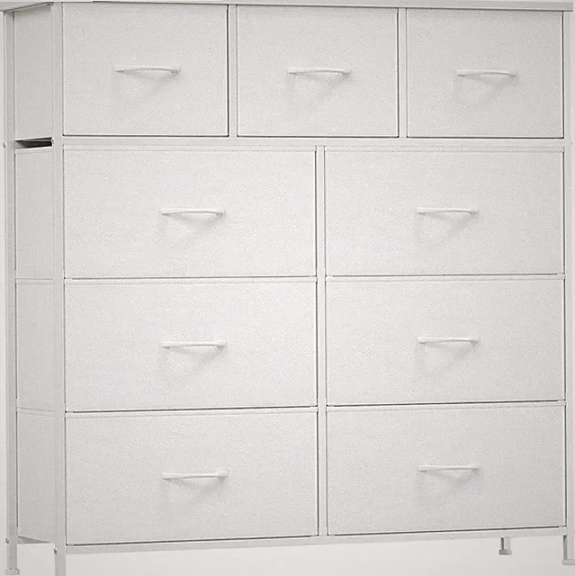Kommode Mit Schubladen, Stoffkommode Kommode Für Schlafzimmer Wohnzimmer Flur Ko