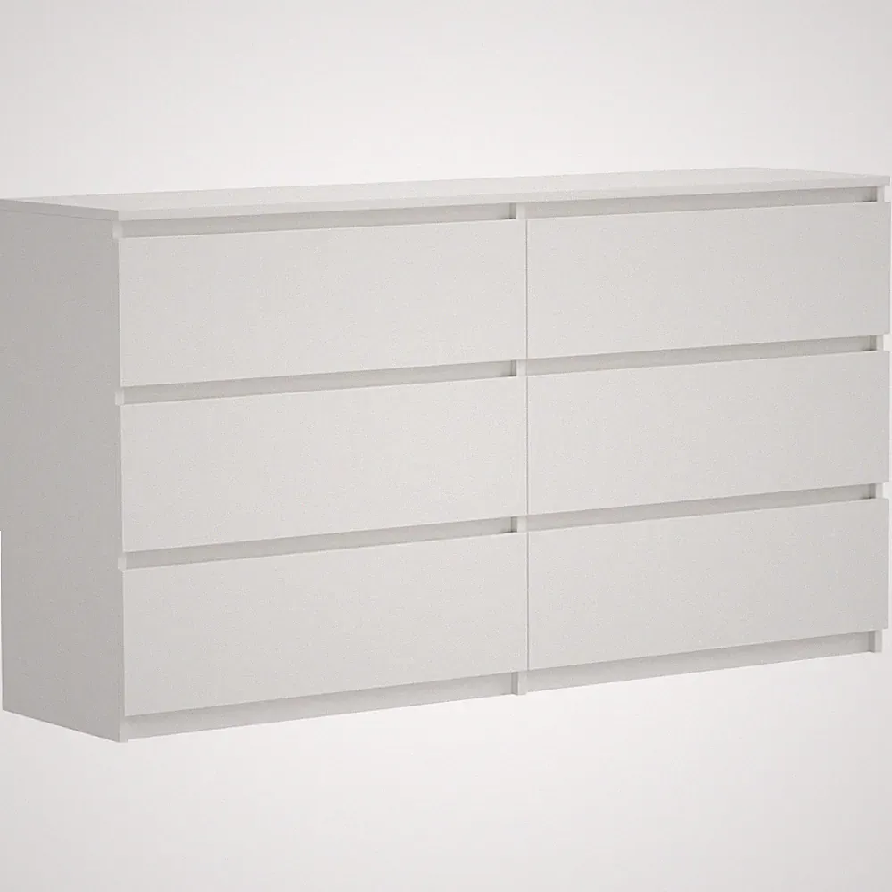 Kommode Schrank ComfortCove 6 Schubladen 120 cm breit für Schlafzimmer Wohnzimme
