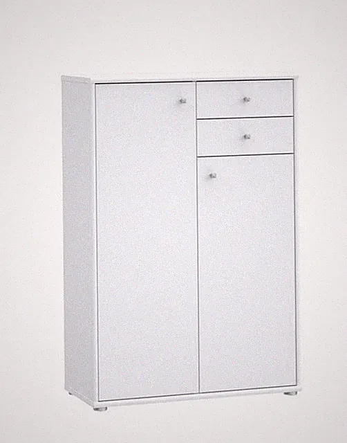 Kommode Schrank Wohnzimmerschrank Schlafzimmerschrank Anrichte TEMPRA Weiß