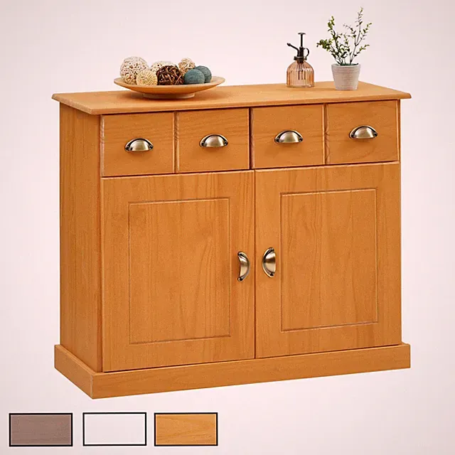 Kommode Schubladenschrank Apothekerkommode mit 2 Schubladen