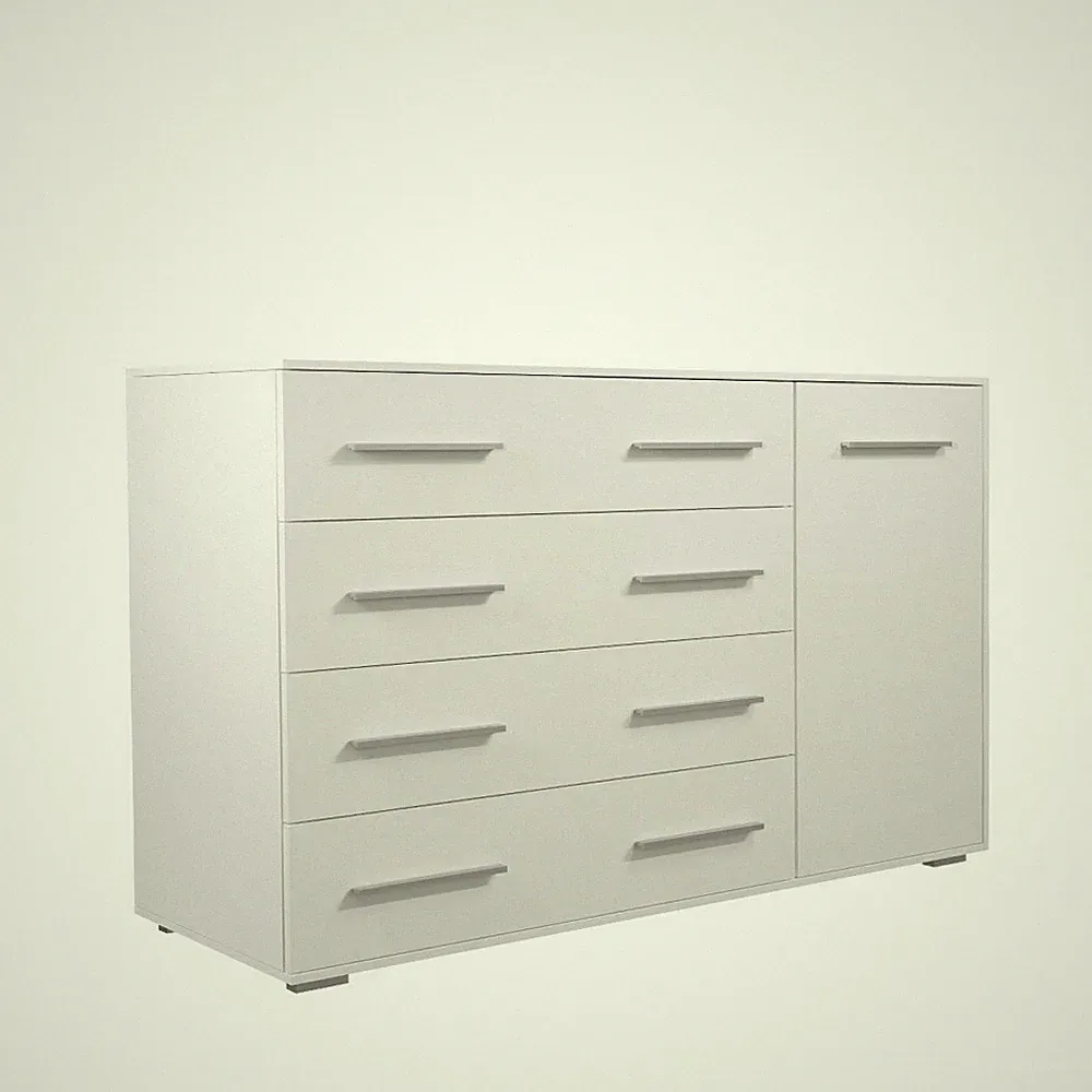 Kommode Schubladkasten Schubladen Flur Diele FRIDA 02 1 D4S BS
