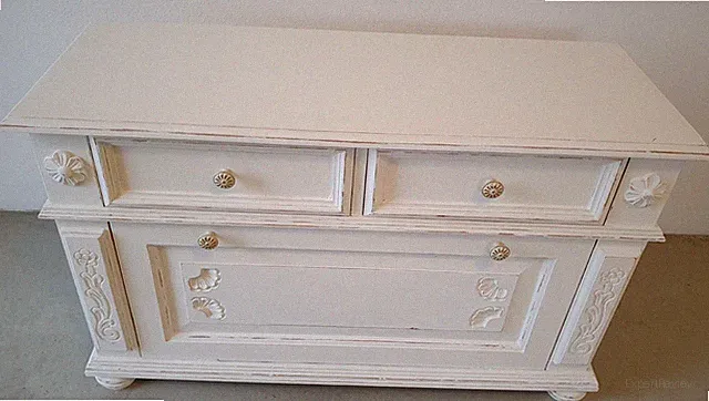 Kommode Shabby Chic/Vintage Stil in weiß
