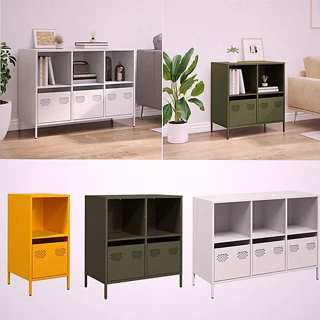 Kommode Sideboard Esszimmer Schließfächer Aktenschränke Schrank mit Schubladen