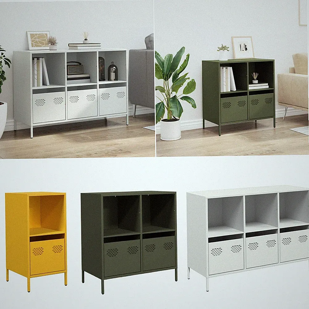 Kommode Sideboard Esszimmer Schließfächer Aktenschränke Schrank mit Schubladen