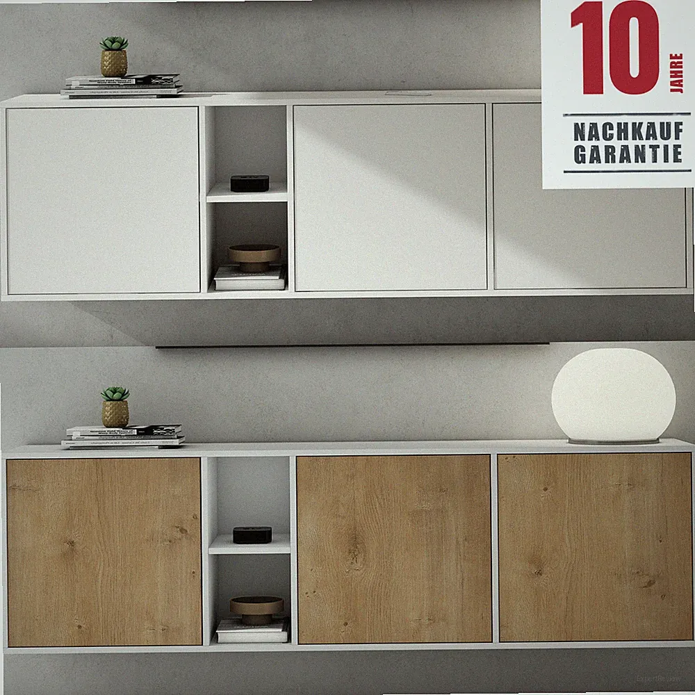 Kommode Sideboard Holz Aufbewahrungsschrank Hängend/Bodenstehend Möbel Schrank02