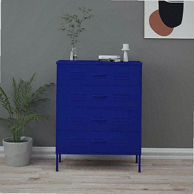 Kommode Sideboard Schubladenschrank Wandschrank Stahl Standschrank 6 Schubladen