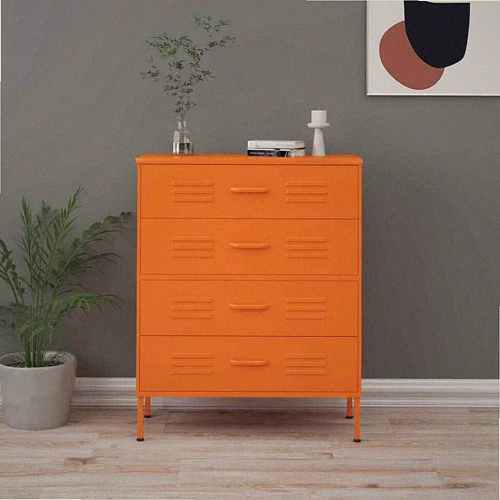 Kommode Sideboard Schubladenschrank Wandschrank Stahl Standschrank 6 Schubladen
