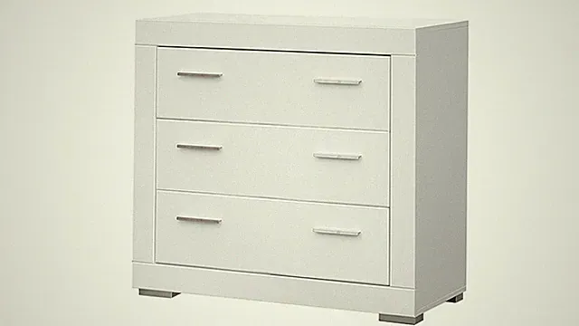 Kommode Snow Anrichte Sideboard für Jugendzimmer in weiß matt