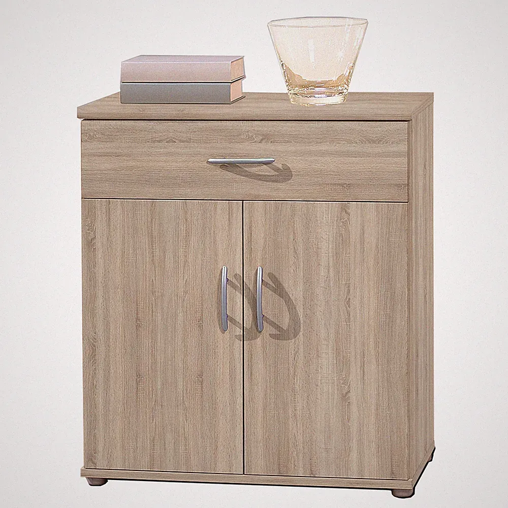 Kommode - Sonoma Eiche - 60 cm breit Sideboard Anrichte Beistellschrank