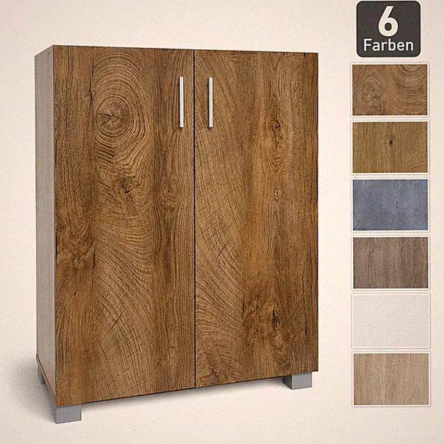 Kommode Thekla 6077 Mehrzweckschrank 2 Fächer HTI-Living