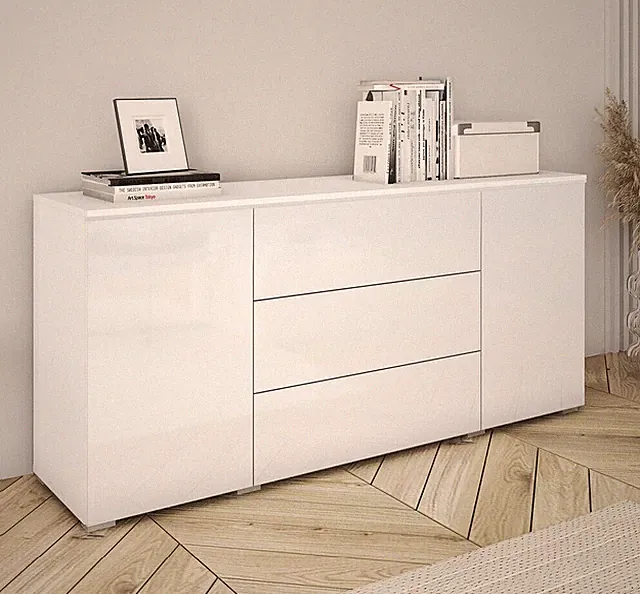 Kommode Vera Griffloses Öffnungssystem Sideboard Highboard Schrank