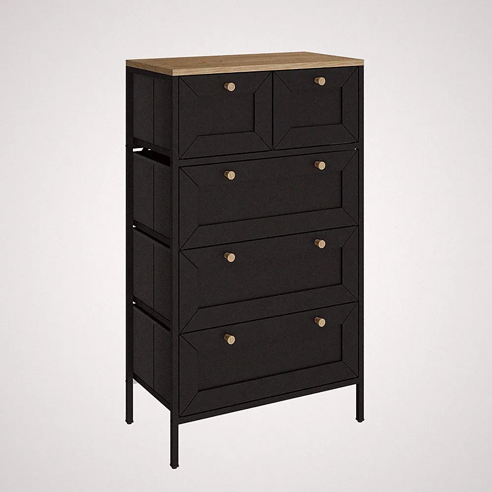 Kommode Vicco Belaro 56 x 95 cm mit 5 Schubladen
