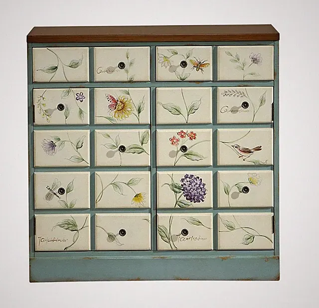 Kommode Vitrine Kommoden Apotheken Schränke Kommodenschrank Schrank Anrichte Neu