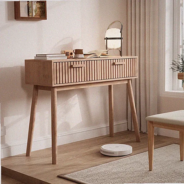 Konsolentisch Schreibtisch Flurtisch 100x35x80 Anrichte mit Sofatisch Schubladen