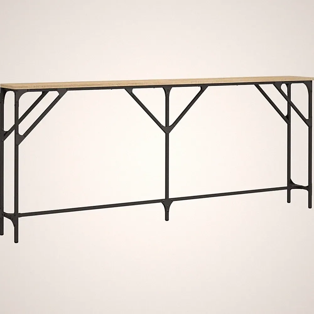 Konsolentisch Sonoma Eiche 180x23x75 Cm Spanplatte
