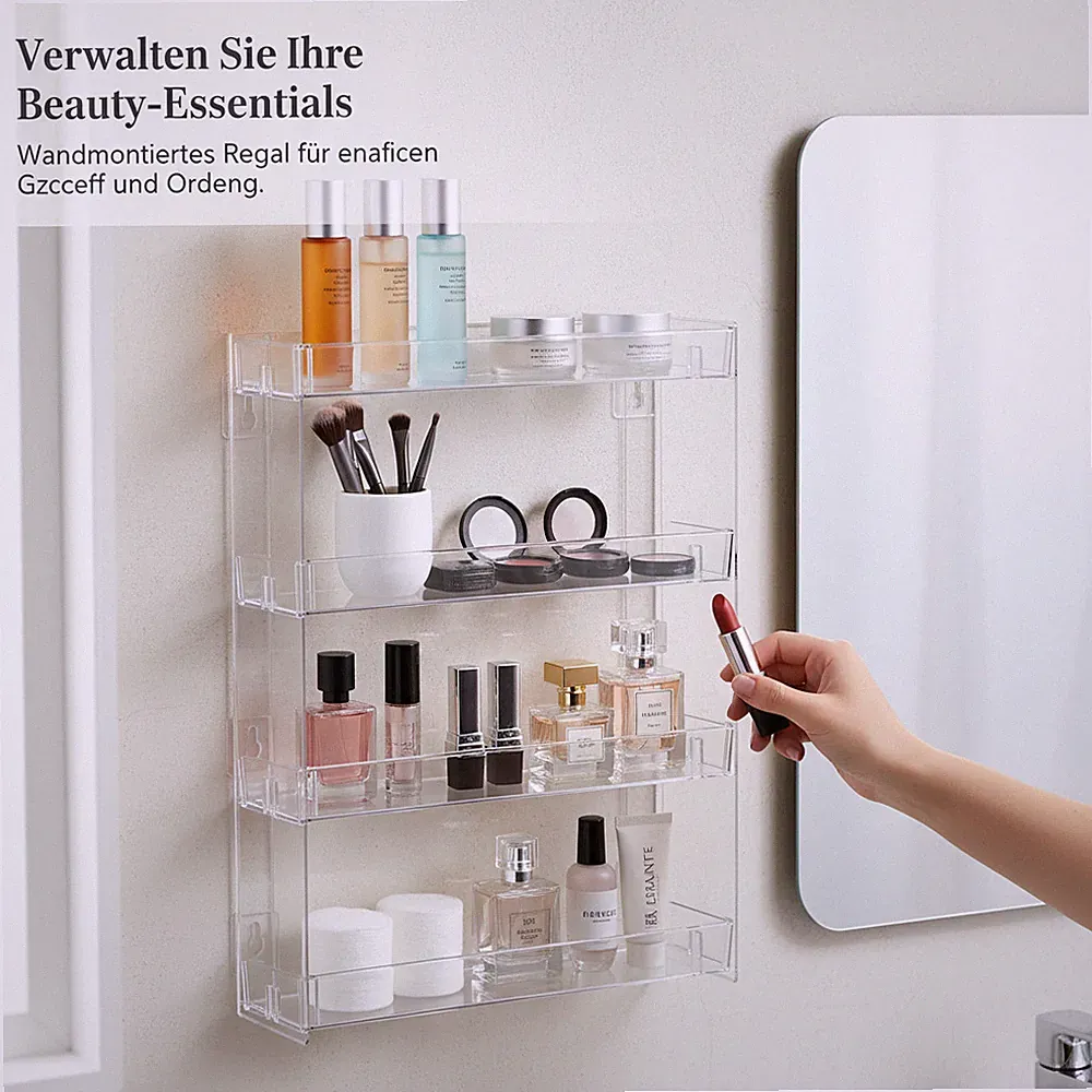 Kosmetik Aufbewahrung Schreibtisch Organizer Ablagefächer Kunststoff, für Büro