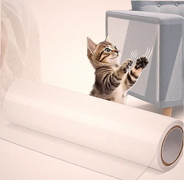 Kratzschutz Protector, Katze Kratzschutzfolie, Katzen Anti Kratz Tape für Sofa