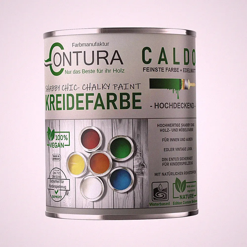Kreidefarbe BeGreen Shabby Chic Möbellack Lack Möbel Farbe Holzlack Natur 100ml