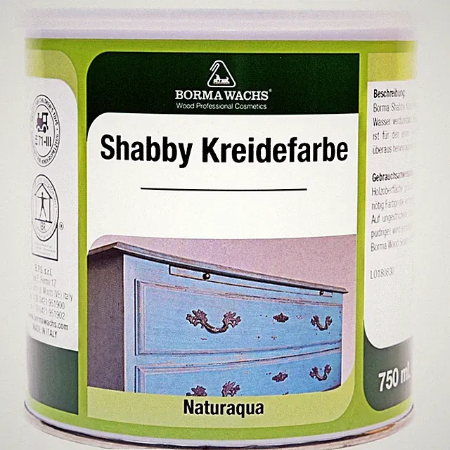 Kreidefarbe Shabby Chic Landhaus Vintage Möbelfarbe Naturfarbe Fein MATT 2,5 L