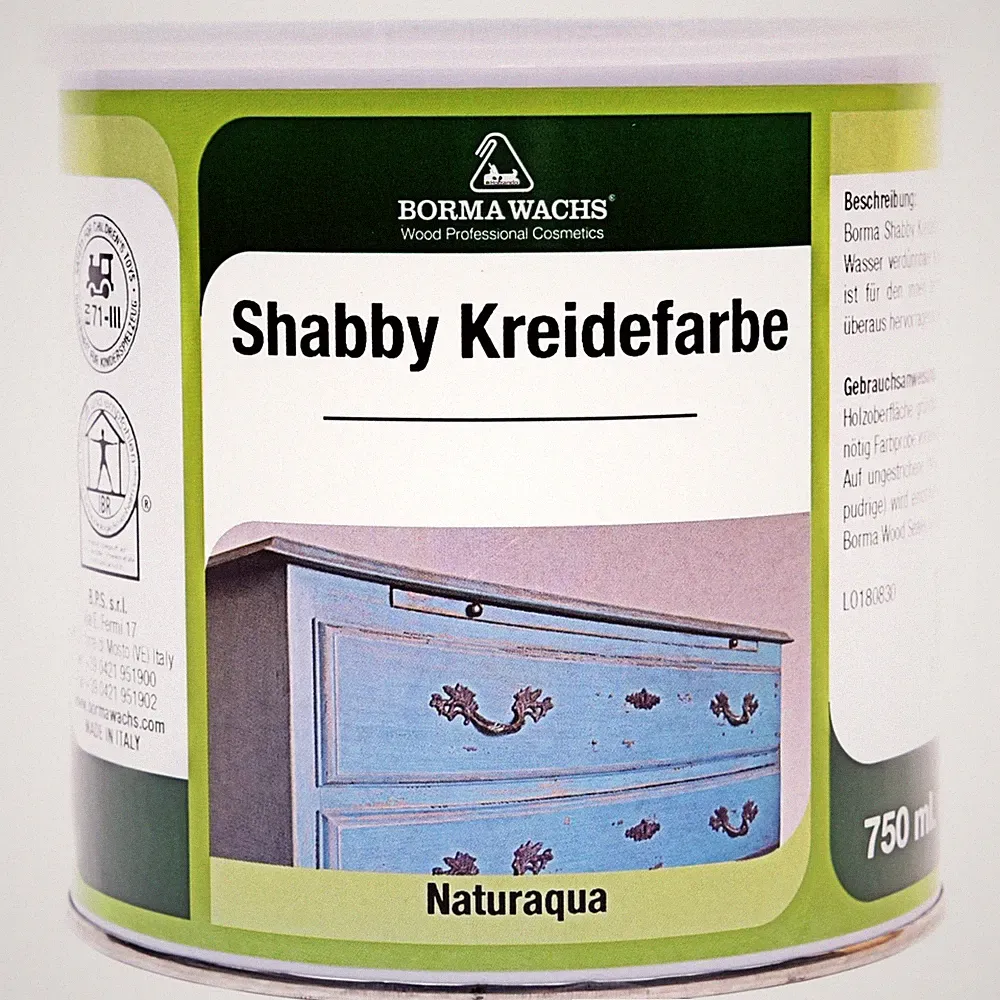Kreidefarbe Shabby Chic Landhaus Vintage Möbelfarbe Naturfarbe Fein MATT 375ml