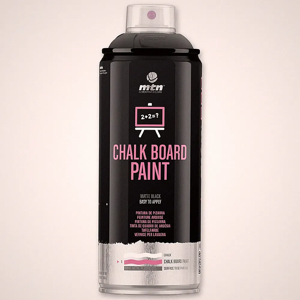 Schwarz Mattspray für Möbel