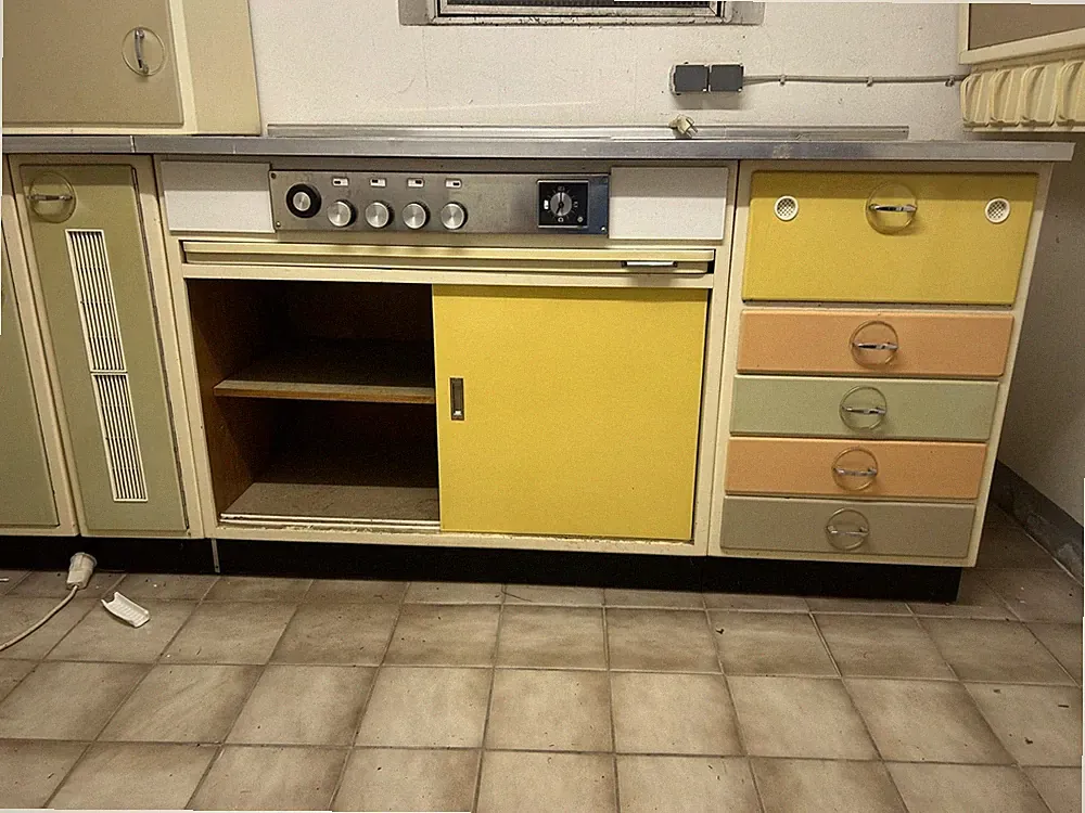 Küchenmöbel, 50er/60er Jahre
