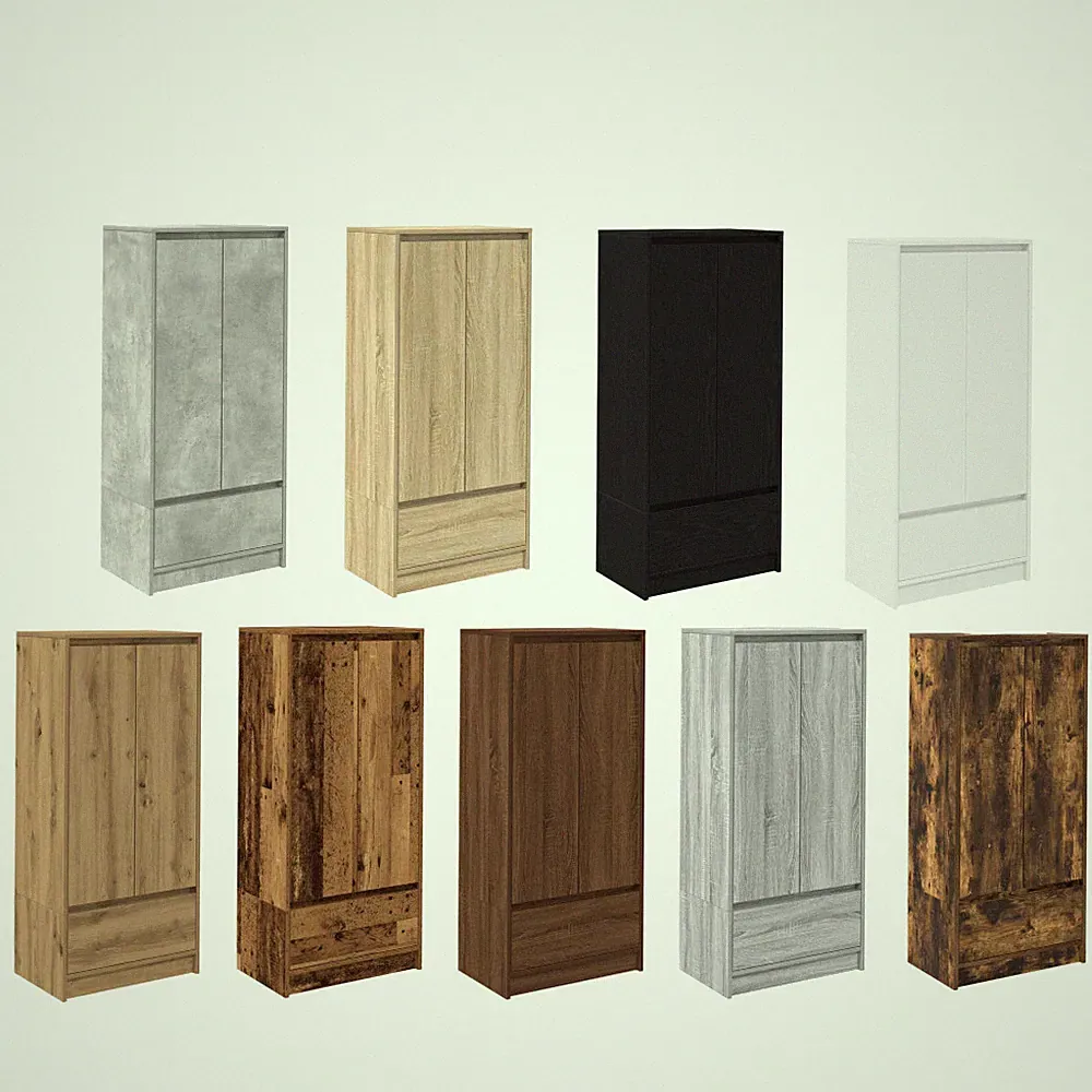 Küchenschrank Kommode Schrank Beistellschrank mit Schublade 55,5x34x119,5 cm