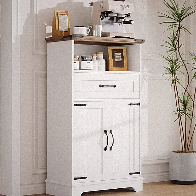 Küchenschrank, Sideboard Kommode mit Schubladen, Türen Aufbewahrungsschrank