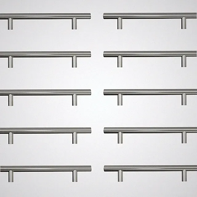 Küchenschrankgriffe Edelstahl Silber 128mm 10 Stück