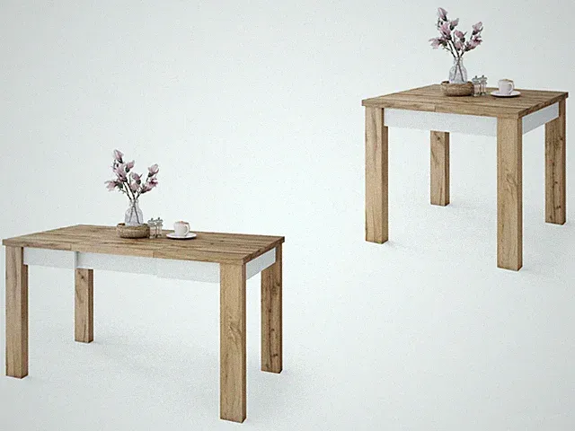 Küchentisch Faro 80x75 cm Esstisch Klein Ausziehbar bis 130 cm Esszimmertisch 05