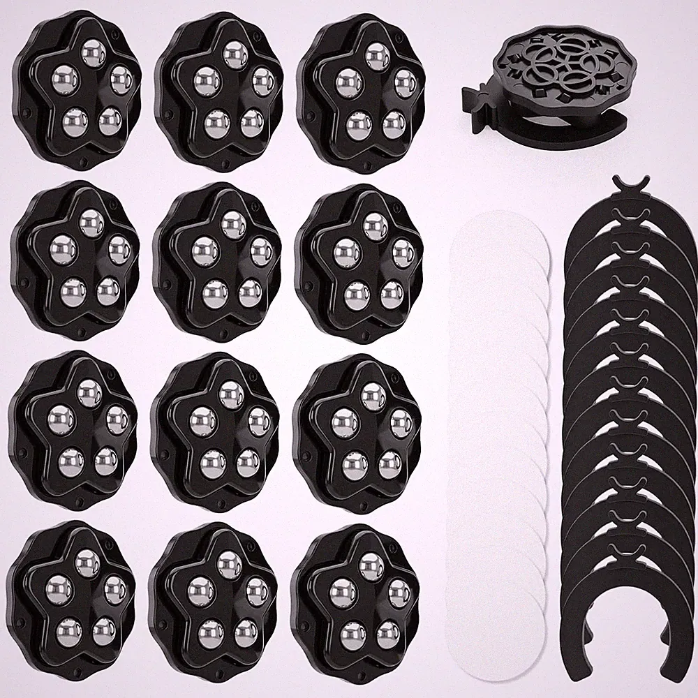 Kugelrollen für Möbel Mülleimer & Geräte 16mm selbstklebend Bremse