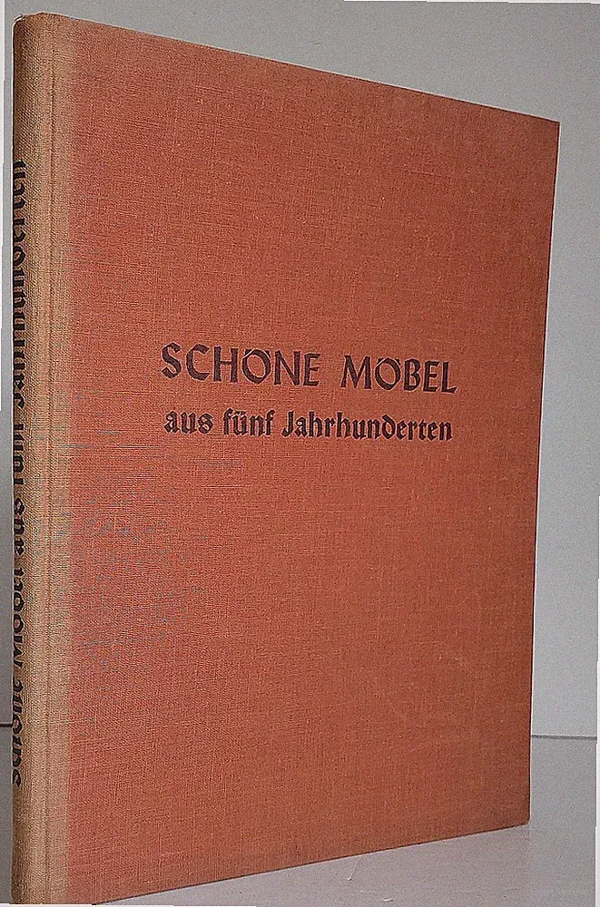 Kunst Geschichte wohnraum Möbel Form Stil Design Gotik Barock Moderne Buch 1938