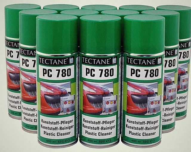 Kunststoff Pflege Spray Tectane 12x400ml Gummi Cockpit Silikonspray Holzpflege