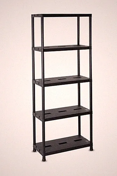 Kunststoffregal 84/5 180 x 80 x 40 cm 5 Kunststoffböden 250 kg Kunststoffregal
