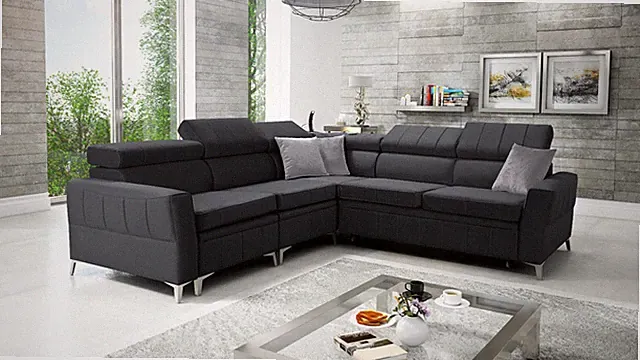 L-förmiges Sofa Wohnzimmer Couch Ecksofa BARTEZ IV Farbe wählbar TOP Qualität