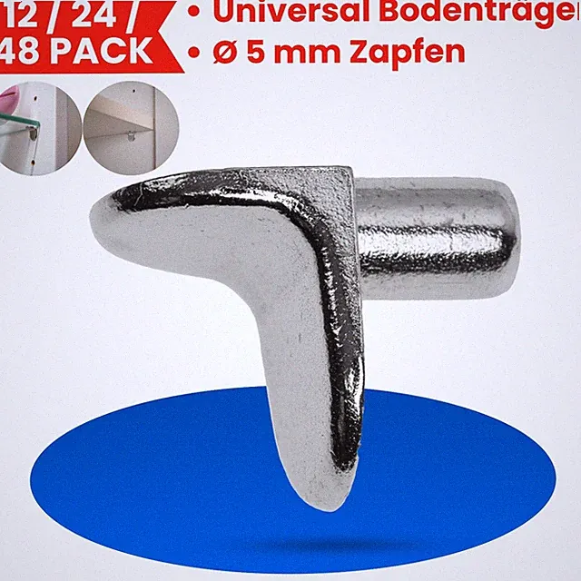 L-Form Bodenträger D5 Stahlwinkelstütze Fachboden Winkel Regalboden Träger Set