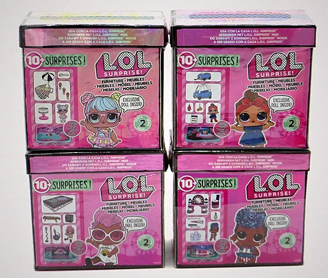 L.O.L. Surprise OMG Möbel Series 2 - Puppe und 10 Überraschungen -freie Auswahl