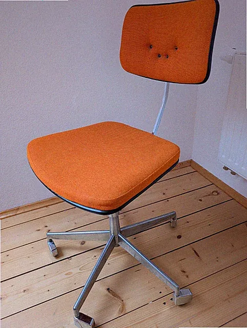Labofa Dänischer Bürostuhl Midcentury Vintage 70er Design Schreibtischstuhl