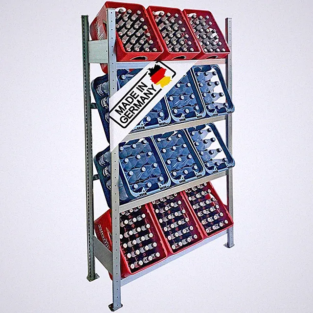 Lagerknecht Getränkekistenregal Made in Germany - Kistenregal für 12 Kisten