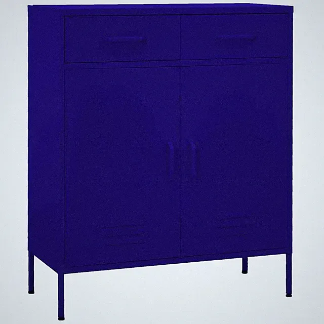 Lagerschrank Stahl Mehrzweckschrank Aufbewahrungsschrank Sideboard Vitrine Regal