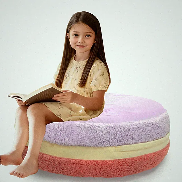 LAHAQIQI Sitzsackstuhl in Macaronform 70 T x 70 B x 30 H cm, mehrfarbig