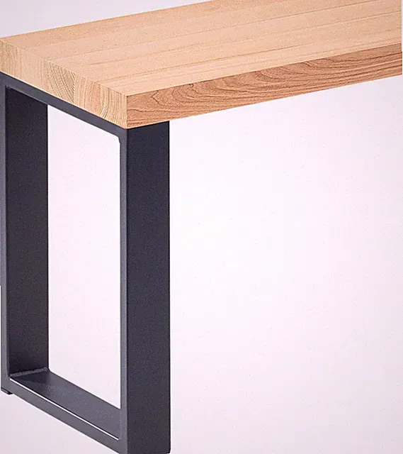 LAMO Manufaktur Sitzbank Esszimmer Holzbank Möbelfüße Simple