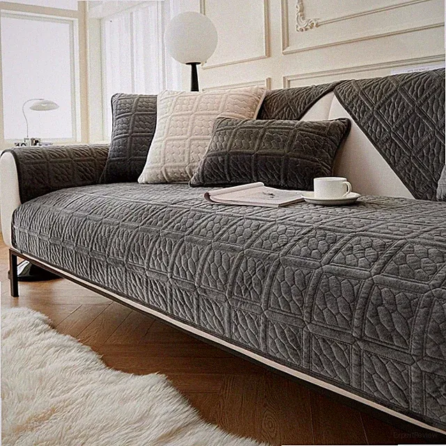 Langlebiger Sofaschoner aus Kristallsamt, Sofabezug 70x70cm