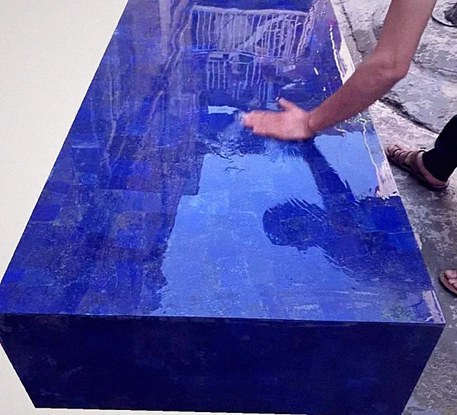 Lapis Lazuli table, coffee table, unique coffee table, Table, stone coffee table