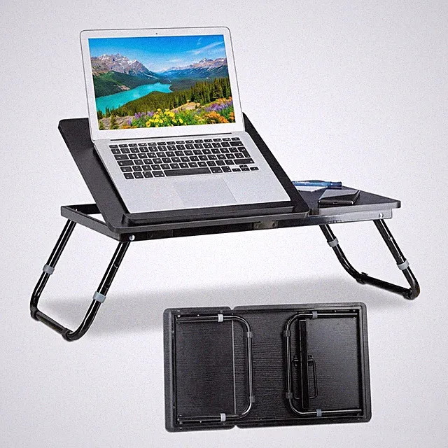 Laptoptisch bett Klapptisch für Notebook Faltbarer Lesetisch leicht stabil